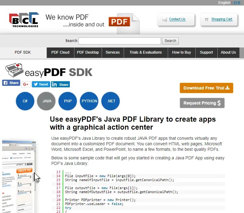 java pdf library