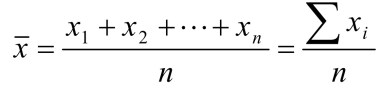 Sample Mean formula