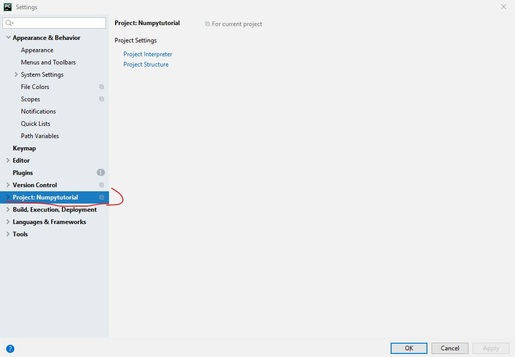 Unistalling Numpy from Pycharm part 1