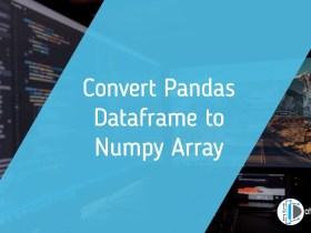Convert Pandas Dataframe to Numpy Array