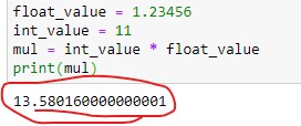Float value Output with long digits after decimal point