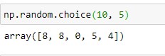 Generate a random Sample from within the range