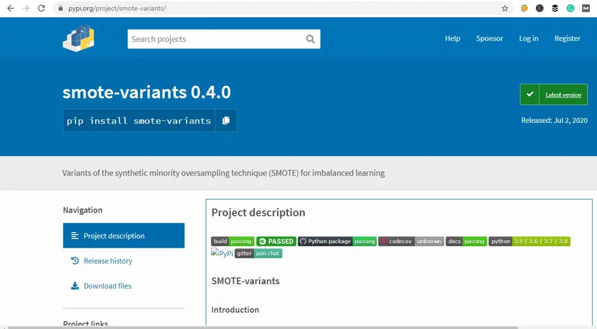 msmote python
