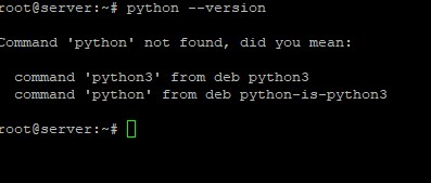 Python not found error in linux