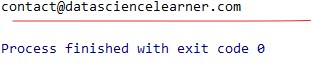 Extracted email address from the document