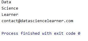 Extracting email and nouns from the document