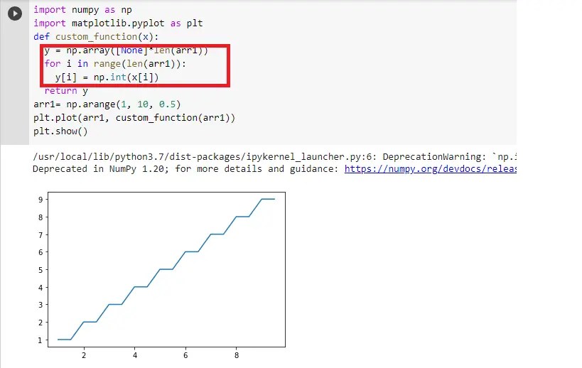 looping over array