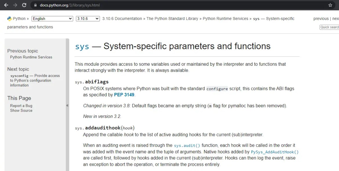 sys path management