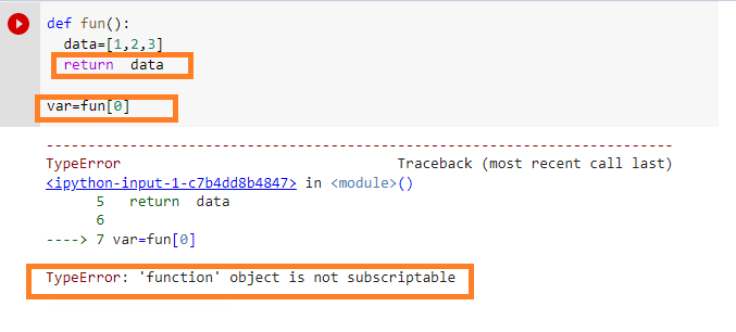 function object is not subscriptable solution