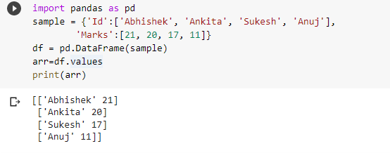dataframe object has no attribute as_matrix ( Fix)