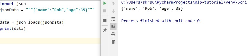 Not getting json loads error