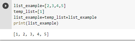 addition property for prepend