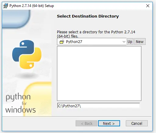 Python 2.7.14 Setup2