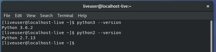 linux python version check