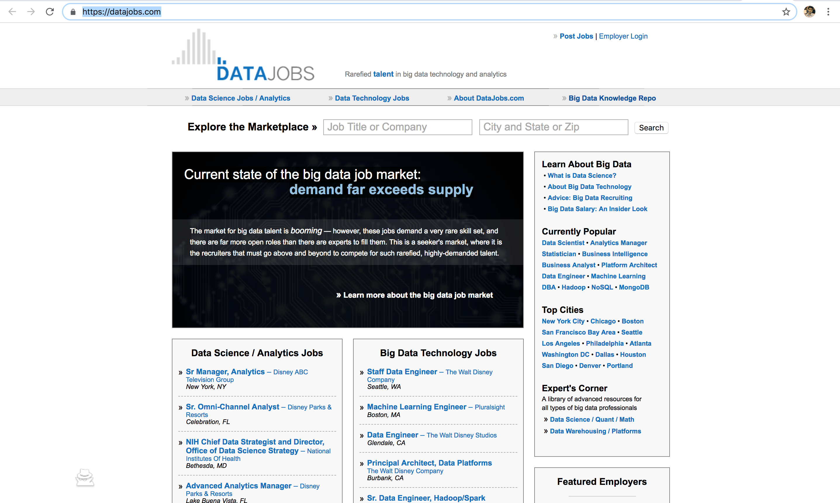 datajob -data science job portal