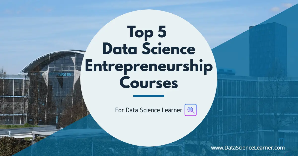 Data Science Entrepreneurship Courses