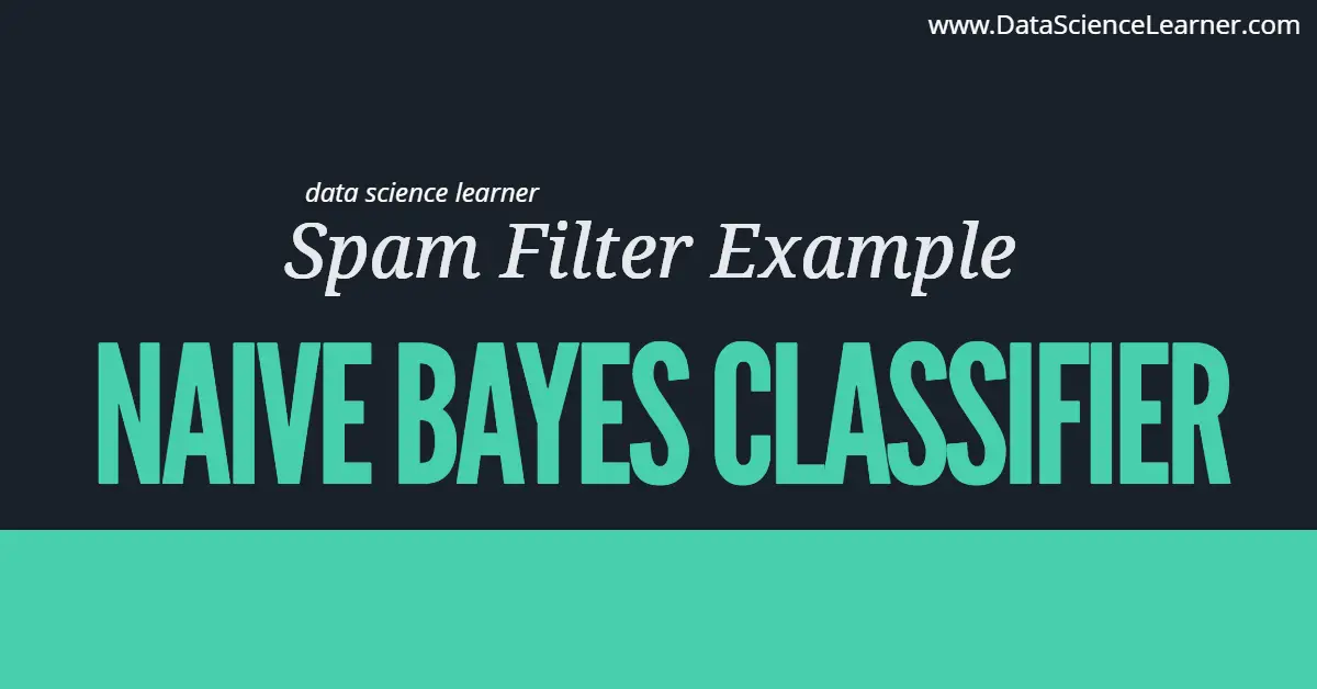 Naive bayes classifier Featured Image