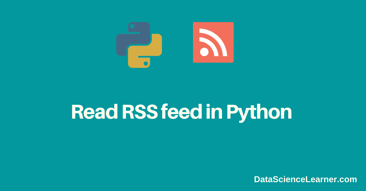 Read RSS feed in Python