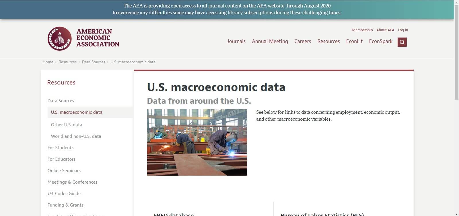 Offical AES website