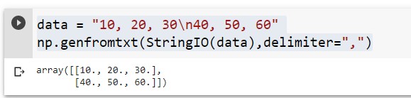 Split the line using the delimiter