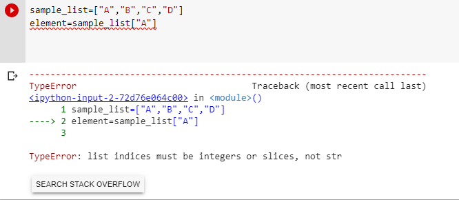 list indices must be integers not str example