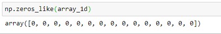 Creating array of zeros for single dimension array