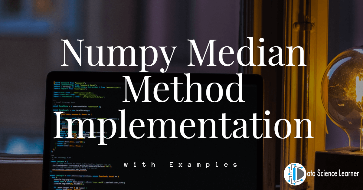 Numpy Median Method Implementation