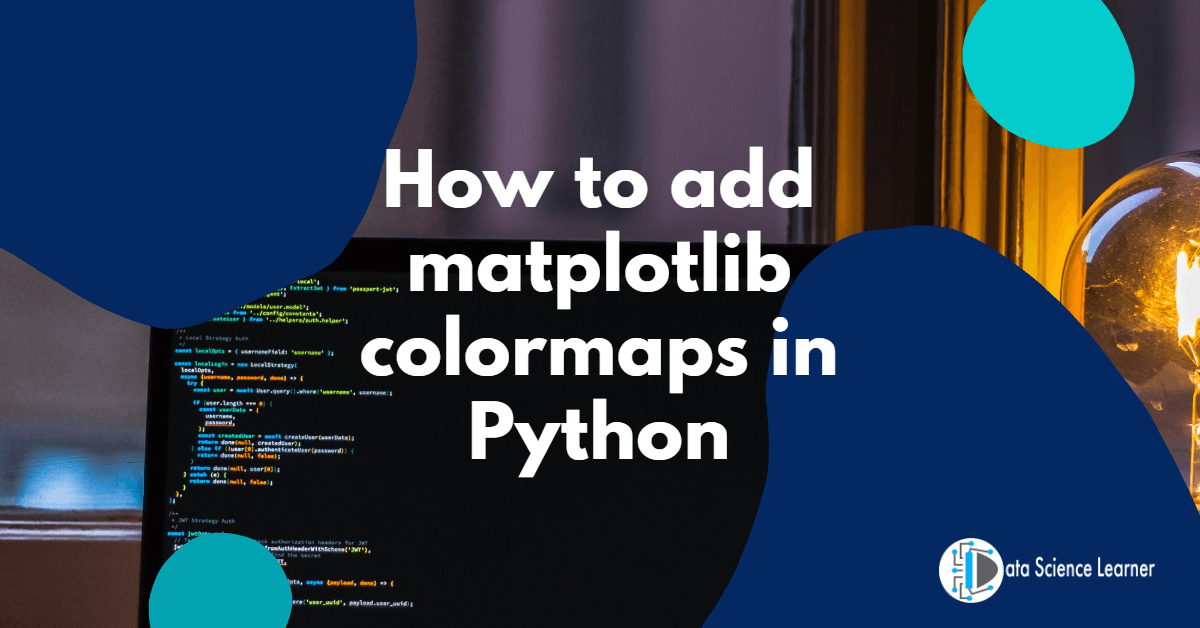How to add matplotlib colormaps in Python