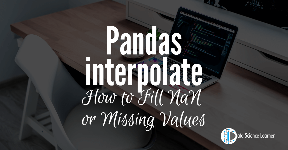 Pandas interpolate fill missing values