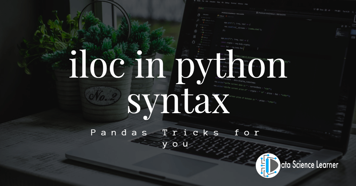 iloc in python syntax