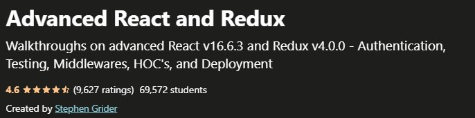 Advanced React and Redux