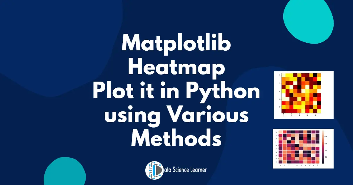 Matplotlib Heatmap Plot it in Python using Various Methods