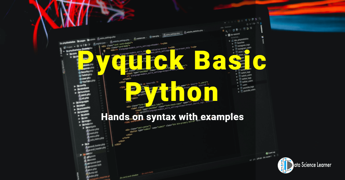 Pyquick Basic Python featured image