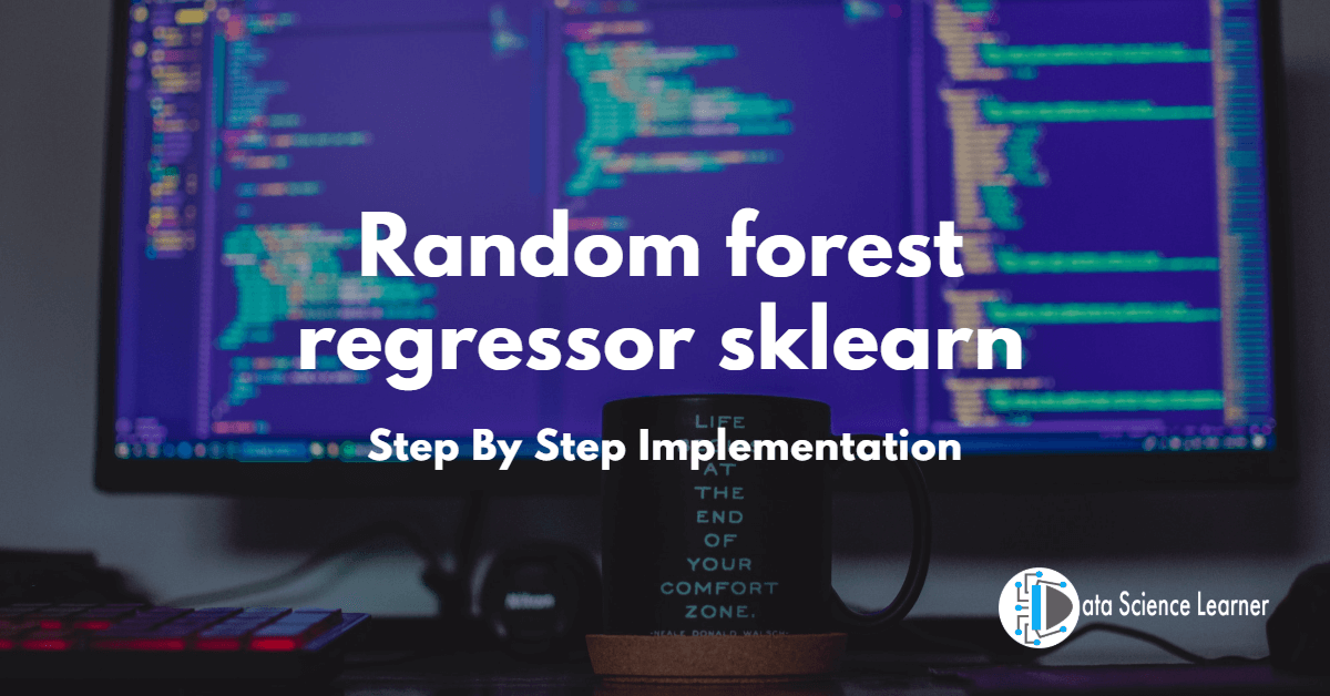 Random forest regressor sklearn