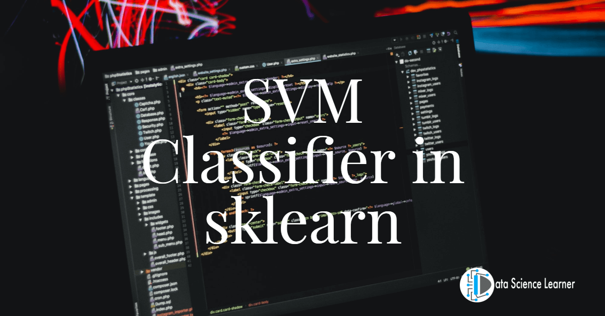 SVM Classifier in sklearn