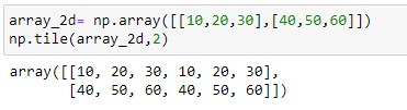 repeating array over columns for 2d array