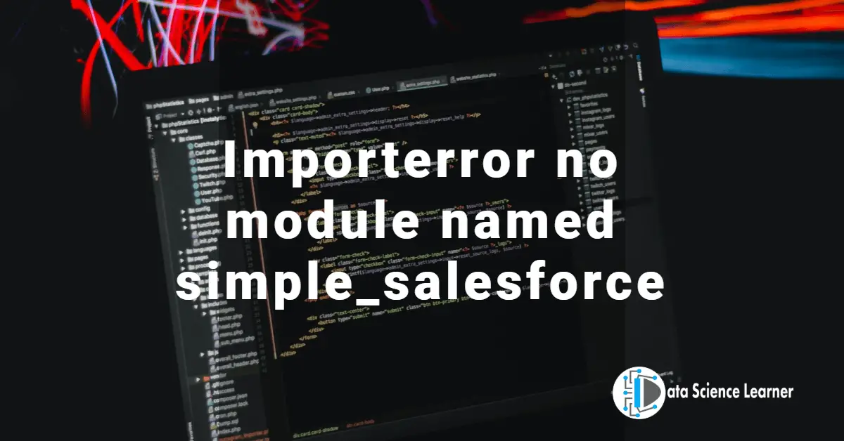 Importerror no module named simple_salesforce