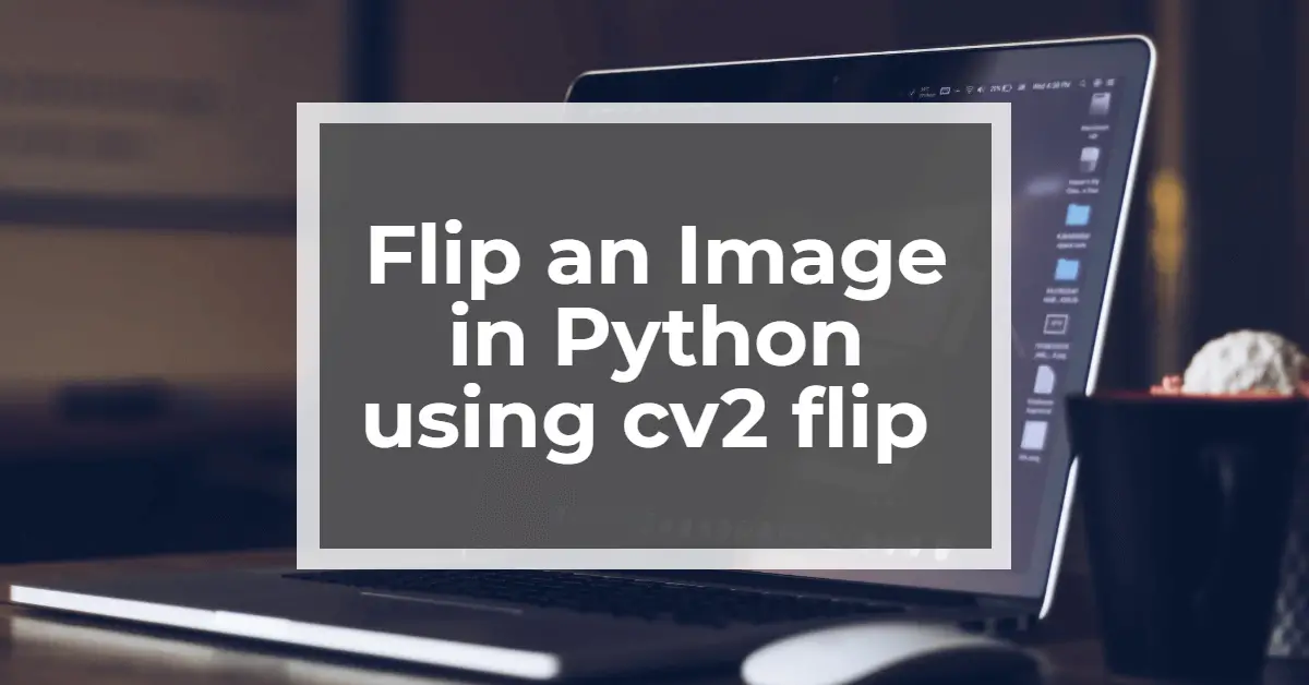 Flip an Image in Python using cv2 flip