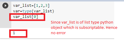 type object is not subscriptable python