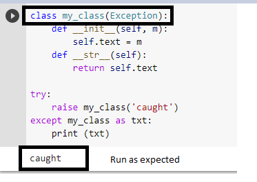 exceptions must derive from baseeception custom class solved