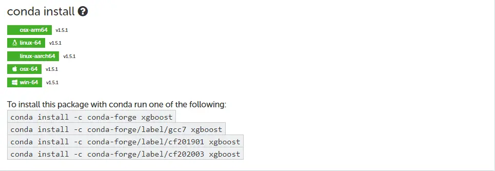 modulenotfounderror no module named 'xgboost' fix