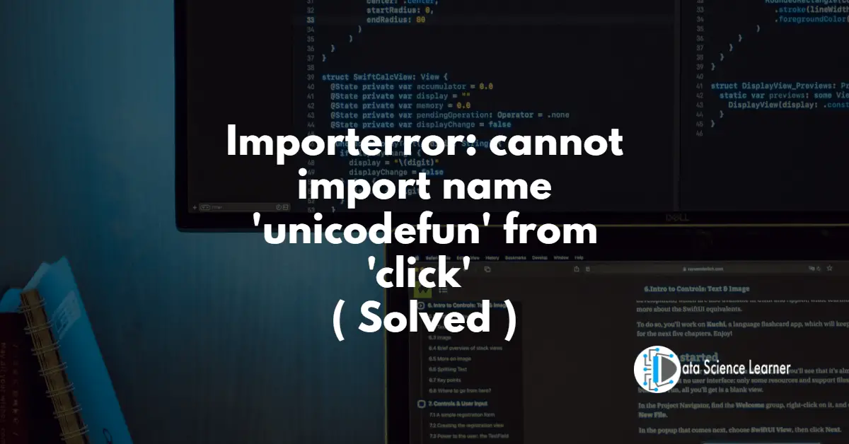 Importerror cannot import name 'unicodefun' from 'click'