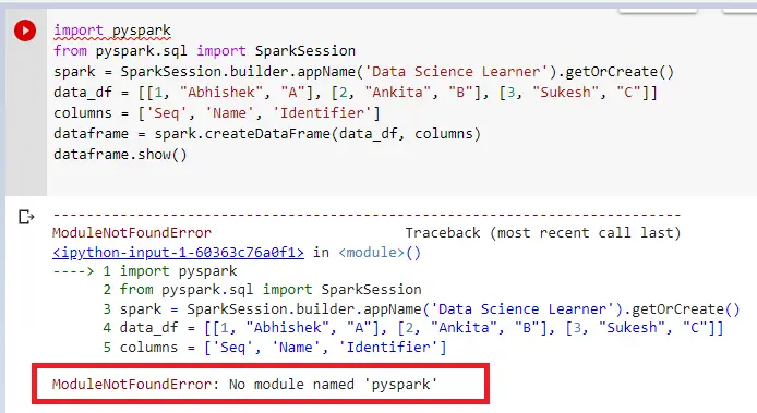 importerror in python