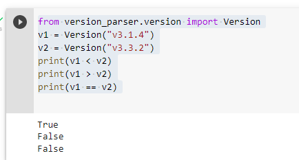 version string