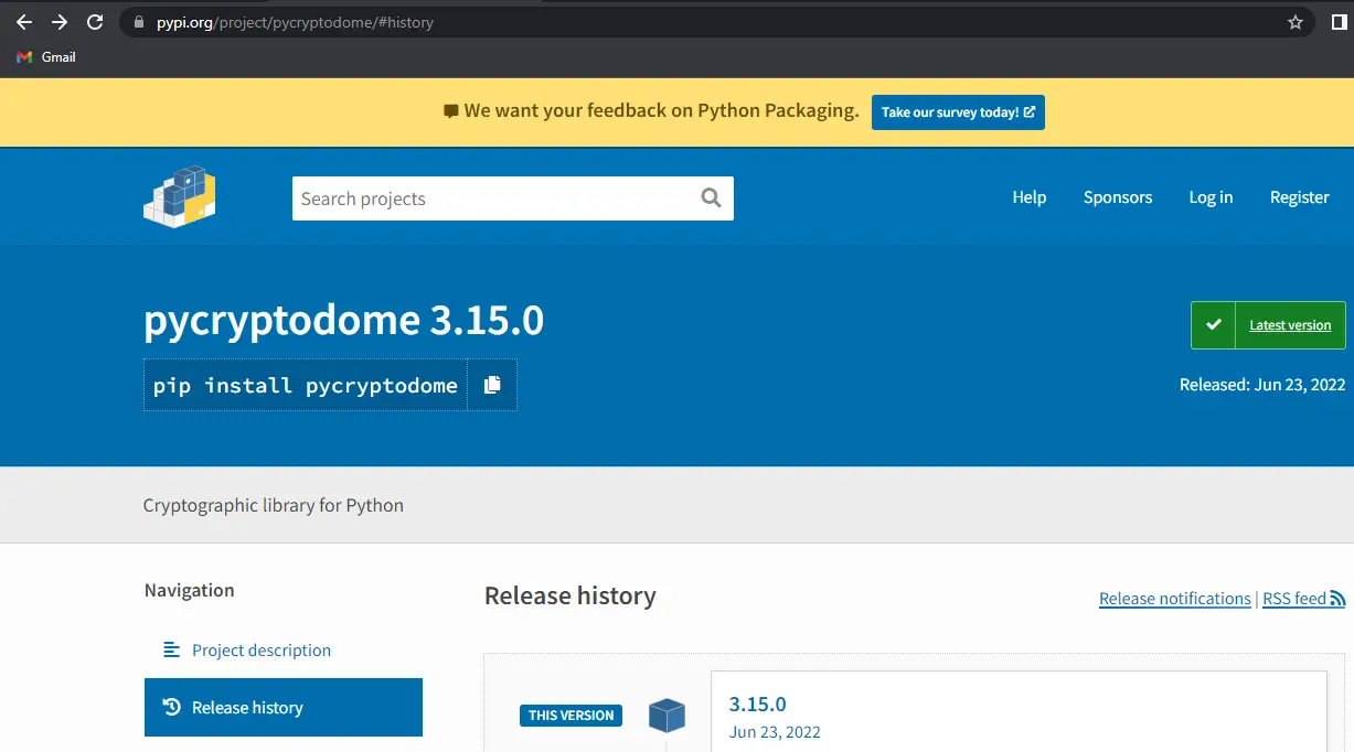 Modulenotfounderror no module named cryptodome solve with pip