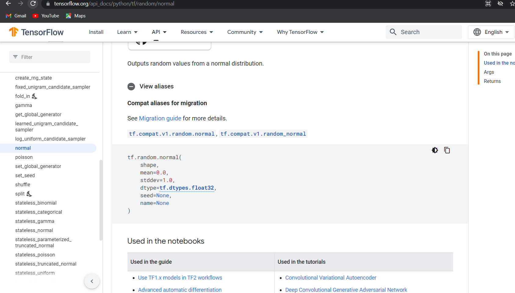 attributeerror module 'tensorflow' has no attribute 'random_normal'