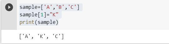 list object has no attribute replace fix by using assignment operation