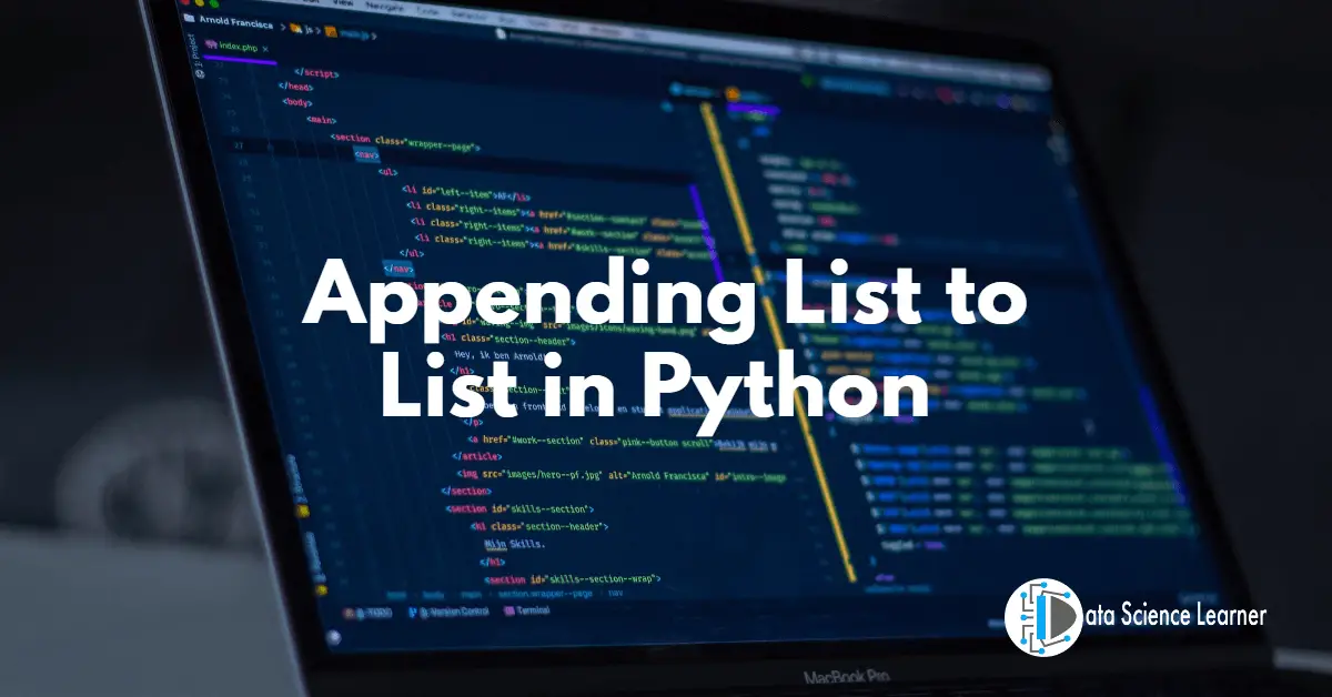 Appending List to List in Python