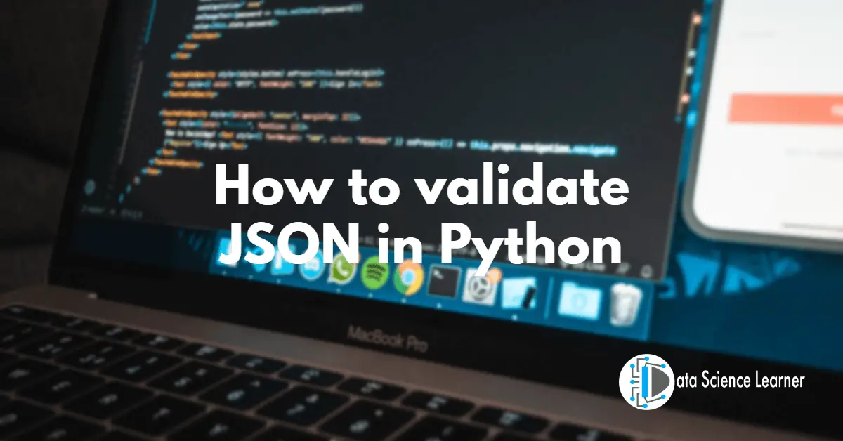 How to validate JSON in Python